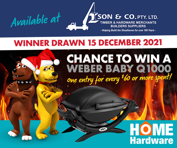 Win a Weber Baby Q1000 at Isons!