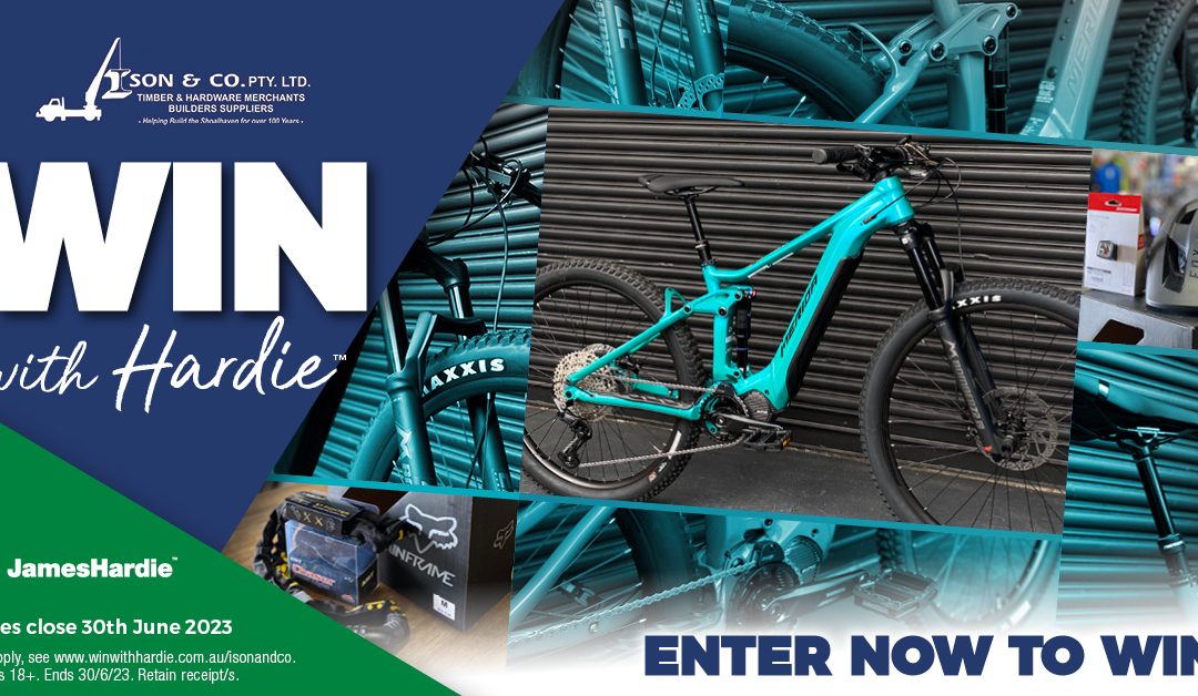 WIN a E Bike – exclusive to Ison and Co